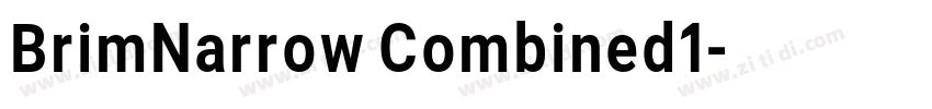 BrimNarrow Combined1字体转换
